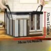 2 Transparent Plastic Storage Box Book Storage Box Home Used Book Sorting Artifact, Large Capacity Book Clothing Storage Box-space-saving Office and Home Sorting