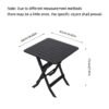 Multi-functional Plastic Folding Table, Portable and Foldable Leisure Table, Space-saving Folding Tray Table