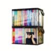 2 Transparent Plastic Storage Box Book Storage Box Home Used Book Sorting Artifact, Large Capacity Book Clothing Storage Box-space-saving Office and Home Sorting