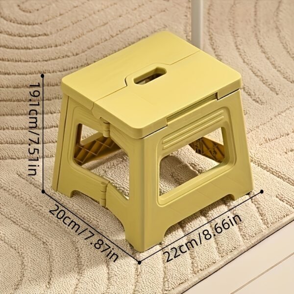 Heavy Duty Adjustable Folding Stool - Lightweight Portable Folding Chair, Assorted Colors