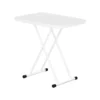 Plastic Home Folding Table Durable Space Efficient Square Table Simple Rental Room Folding Computer Desk Small Square Table