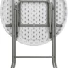 Round Folding Bar Table Home Plastic Table Living Room Lounge Table Bedroom Minimalist Storage Tables Balcony Coffee Tables