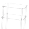 Acrylic Side Table 3 Tier End Table Storage Shelf Bedroom Furniture Clear NightStand Table Bedside Table for Sofa Hallway