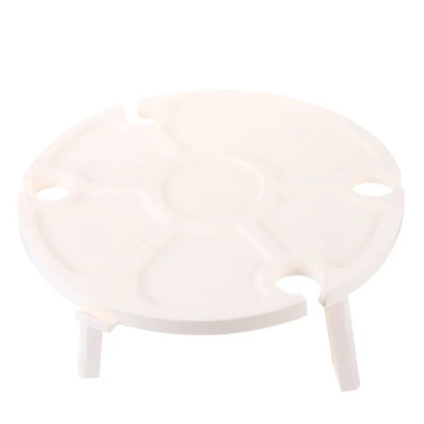 Folding Wine Picnic For Outdoor Beach Camping Small Round Plastic Foldable Portable Beach Table Table Multi-Use