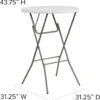 Round Folding Bar Table Home Plastic Table Living Room Lounge Table Bedroom Minimalist Storage Tables Balcony Coffee Tables