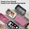 Assorted Colors Lock Box with Locker,Lockbox for Office,School,Home Personal Items Safe,Medicine Lockable Cabinet,Food Snacks Container,Files