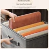 Lockable Box Clothes Organizer With Password Lock Pants Sweater Layered Storage Cabinets Jeans Privacy Storage Organizers