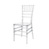 Acrylic Plastic Transparent Chiavari Chairs For Wedding Party Dining Arrangement