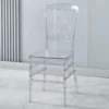 Acrylic Plastic Transparent Chiavari Chairs For Wedding Party Dining Arrangement
