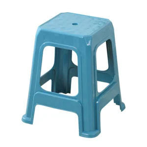 Thickened Plastic Stool Dining Table Chair Stackable Bench 28x28x47cm