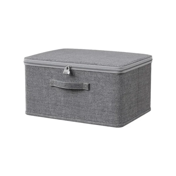 Lockable Box Clothes Organizer With Password Lock Pants Sweater Layered Storage Cabinets Jeans Privacy Storage Organizers