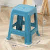 Thickened Plastic Stool Dining Table Chair Stackable Bench 28x28x47cm