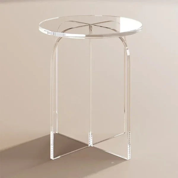 Assorted Colors Light Luxury Style Transparent Acrylic Makeup Chair Can Be Used As A Stool In The Living Room Bedroom