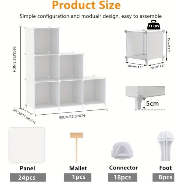 Faridabio Multi-Functional Cube Storage Solutions: Bookshelves, Closet Organizers, Storage Cabinets And Stackable Plastic Clothing Racks