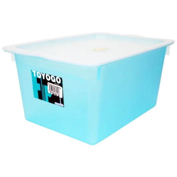 TOYOGO Storage Box with Lid 7902 (6.6L) [4 units]