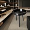 Zosenley Plastic Tray Featuring Removable Wooden Legs Measuring 44.96 cm, A Multifunctional Side Table with A Tray Style