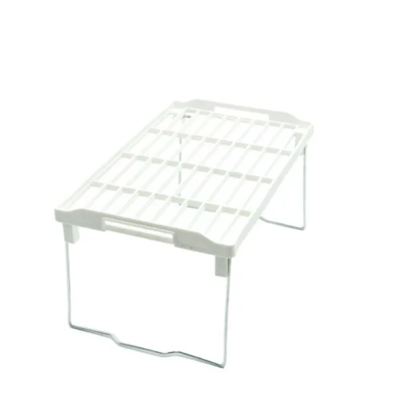 Stackable Kitchen Storage Rack/Storage Shelf (28.5cm x 18cm x 14cm) self organizer storage foldable rack