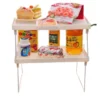 Stackable Kitchen Storage Rack/Storage Shelf (28.5cm x 18cm x 14cm) self organizer storage foldable rack