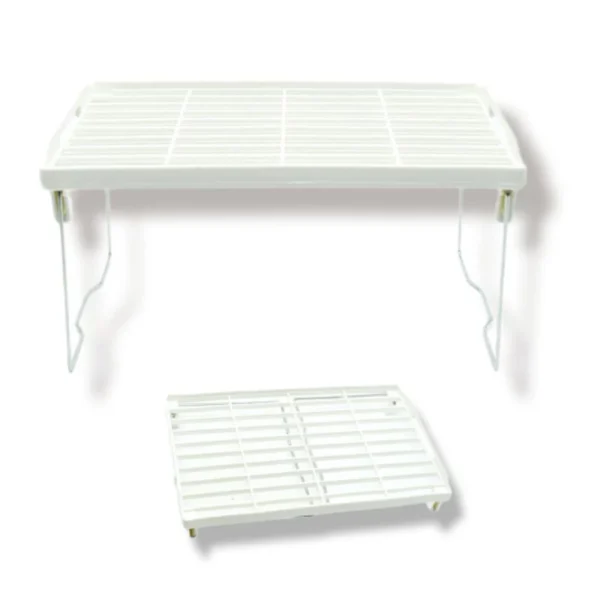 Stackable Kitchen Storage Rack/Storage Shelf (28.5cm x 18cm x 14cm) self organizer storage foldable rack