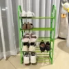 Multilayer Shoes Storage Organizer Rack Space Saving Stackable Shoe Shelf - Assorted Colors
