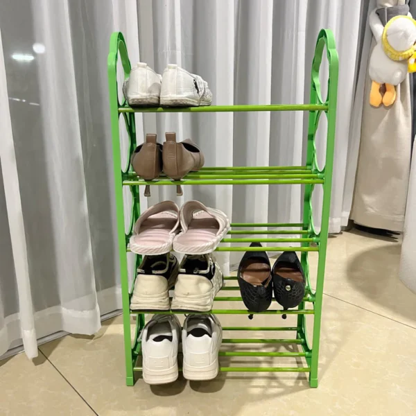 Multilayer Shoes Storage Organizer Rack Space Saving Stackable Shoe Shelf - Assorted Colors