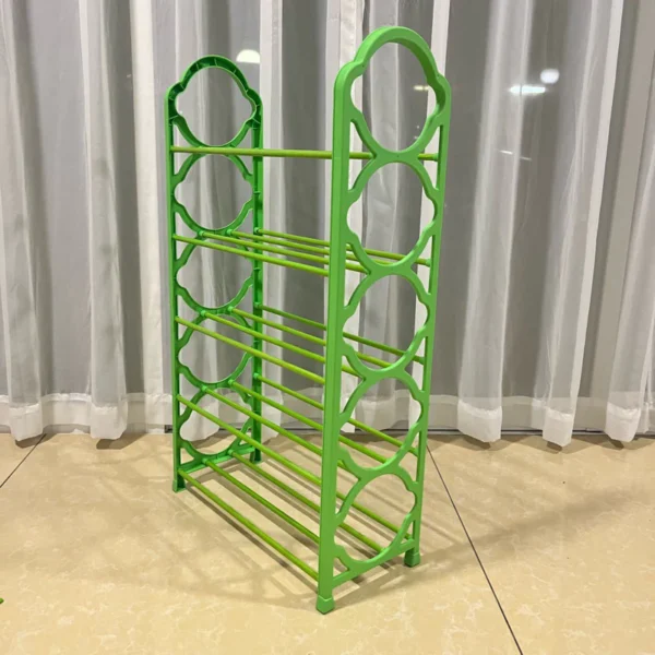 Multilayer Shoes Storage Organizer Rack Space Saving Stackable Shoe Shelf - Assorted Colors