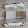 Plastic Outdoor Foldable Table Stall Table Conference Strip Table Leisure Portable Foldable Waterproof Table